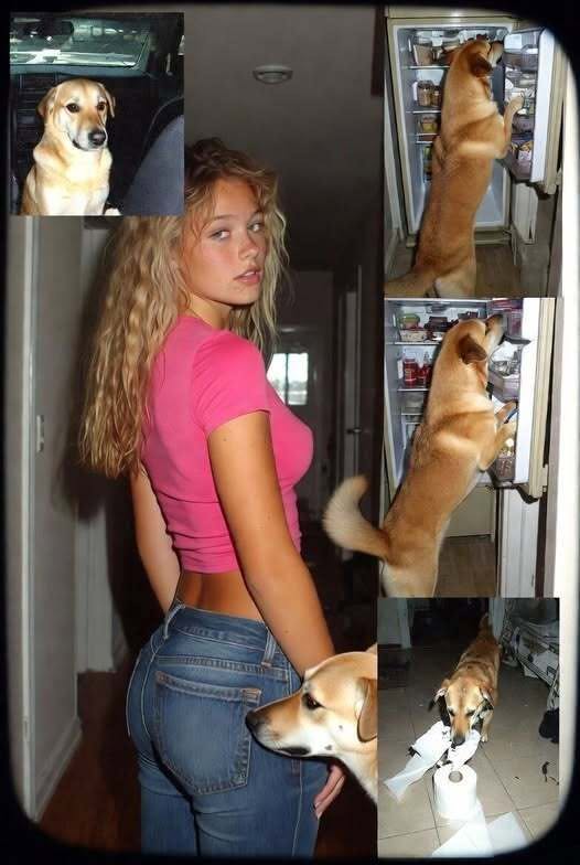 If your dog is sniffing your wife’s … it means she has