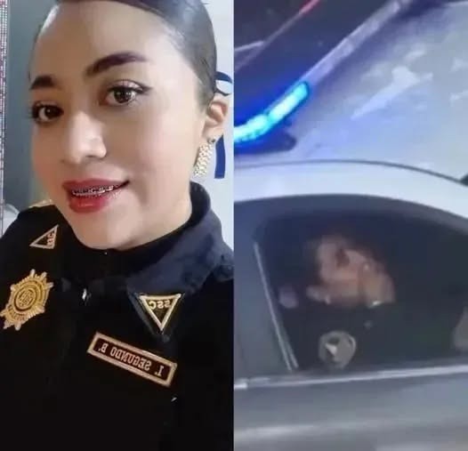 This young policewoman was filmed after her shift…see more