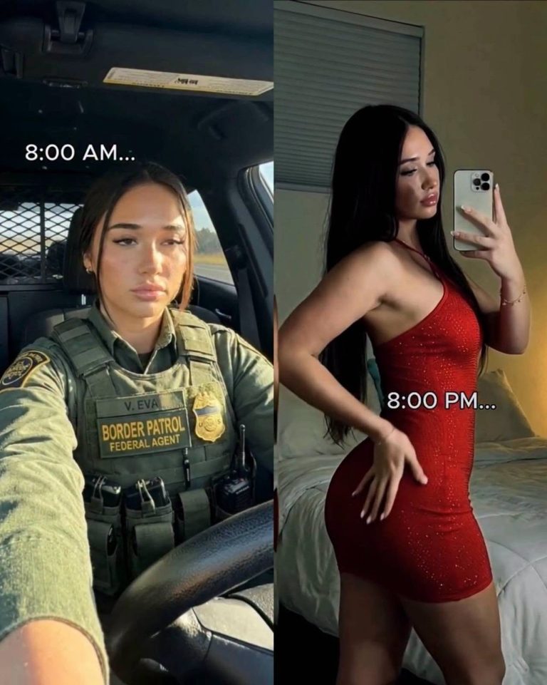 ICE Agent is going viral after posting a video to show what she looks after work