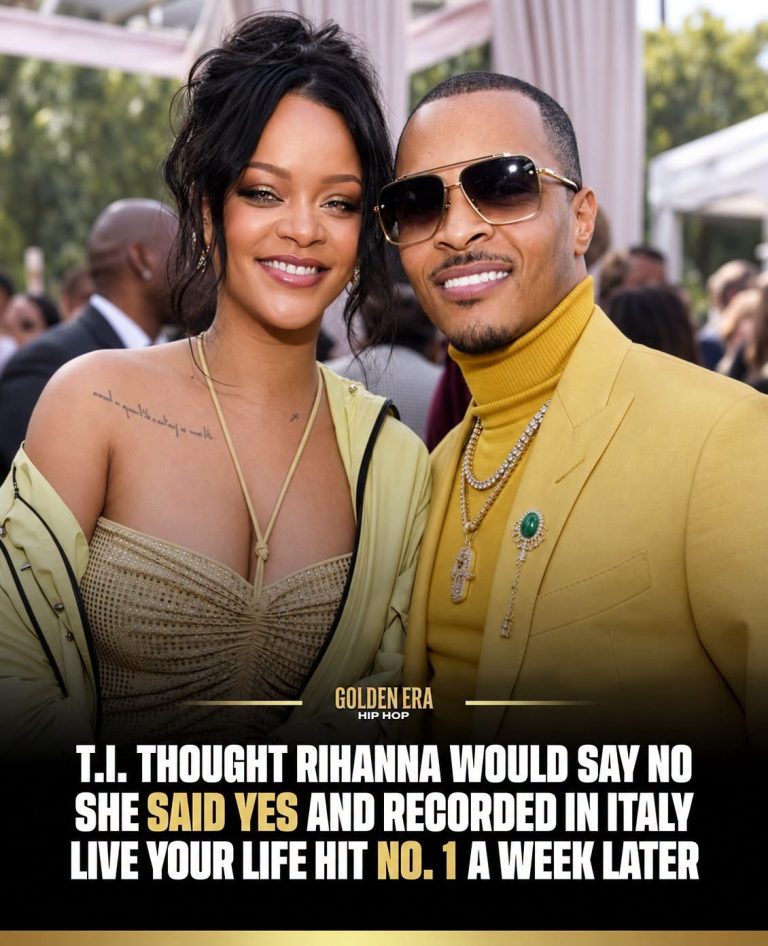 T.I. was under house arrest when he wrote Paper Trail. One night, Just Blaze sent him the beat that would become “Live Your Life” with Rihanna