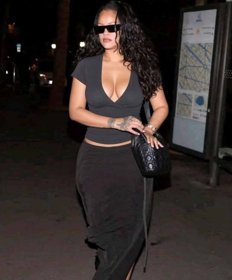 Rihanna steps out serving effortless elegance,
