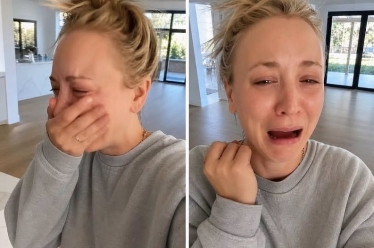 10 Minutes ago in California, Kaley Cuoco tearfully confirmed…See more ‌‌‍ﾠ­
